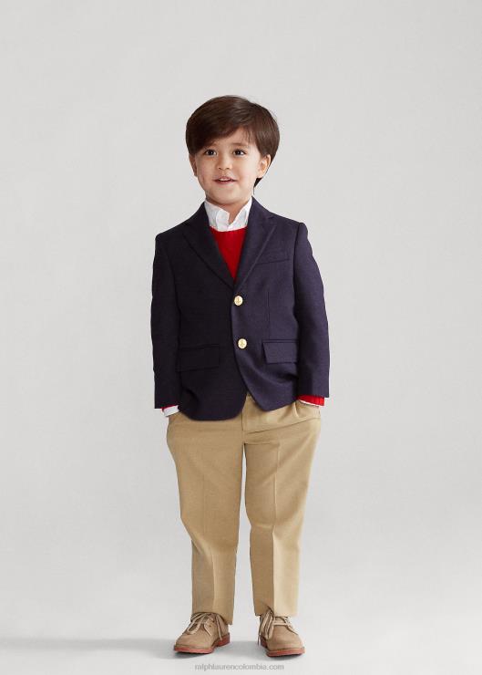 el icónico blazer de ante niños Armada Ralph Lauren 2XR2V6443