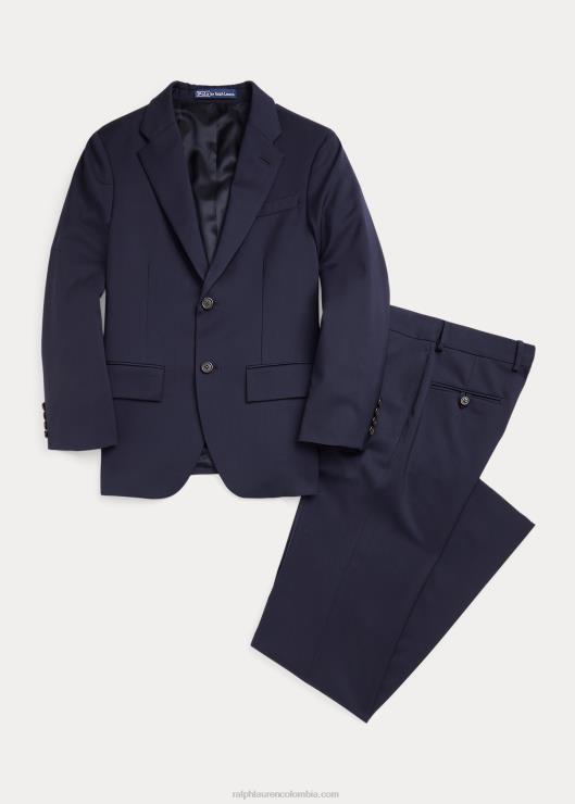 traje de polo de sarga de lana niños azul marino clásico Ralph Lauren 2XR2V6246