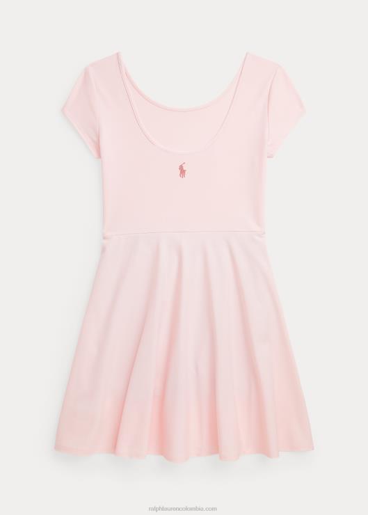 vestido de jersey de rendimiento niños rosa acacia Ralph Lauren 2XR2V7501