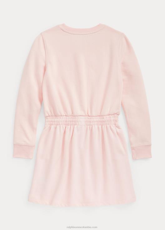 vestido de polar con logo niños rosa acacia Ralph Lauren 2XR2V7589