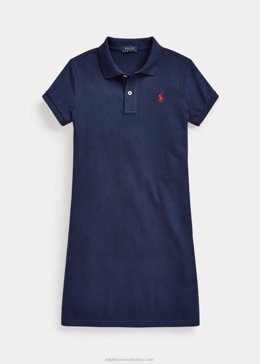 vestido polo de malla de algodón niños Marina de Newport Ralph Lauren 2XR2V7020