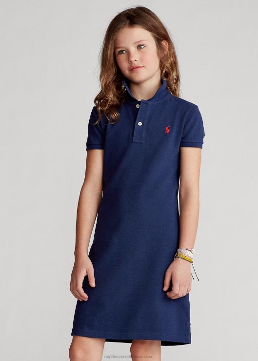 vestido polo de malla de algodón niños Marina de Newport Ralph Lauren 2XR2V7020