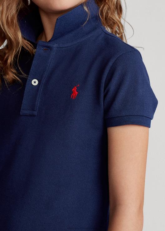 vestido polo de malla de algodón niños Marina de Newport Ralph Lauren 2XR2V7020