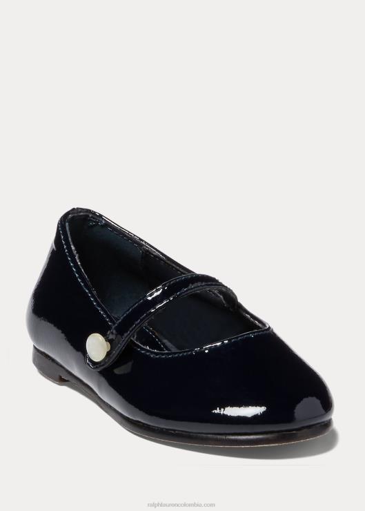 merceditas de cuero alyssa niños Armada Ralph Lauren 2XR2V7271