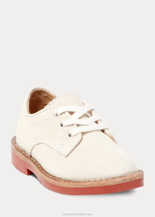 oxford de ante barton niños blanco Ralph Lauren 2XR2V6356