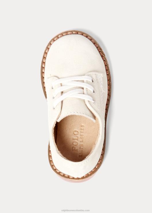 oxford de ante barton niños blanco Ralph Lauren 2XR2V6356