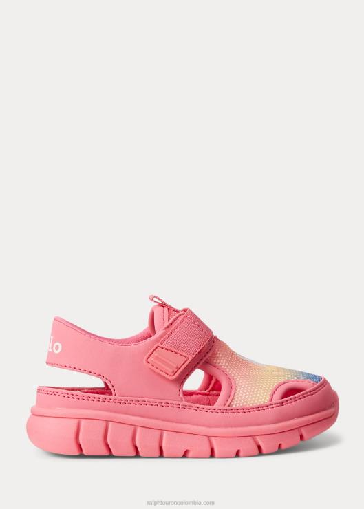 sandalias barnes de malla sombreada niños arcoíris Ralph Lauren 2XR2V7259