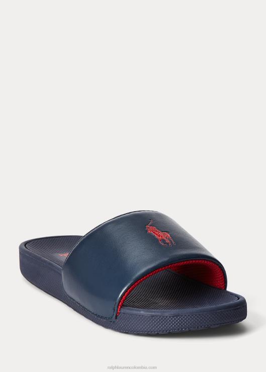 tobogán cayson polo pony niños azul marino con rojo Ralph Lauren 2XR2V9890