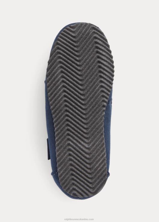 pantuflas dezi iv polo bear de gamuza sintética niñosRalph Lauren 2XR2V6699