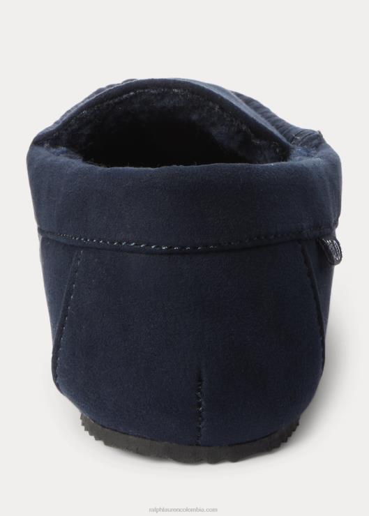 pantuflas dezi iv polo bear de gamuza sintética niñosRalph Lauren 2XR2V6704