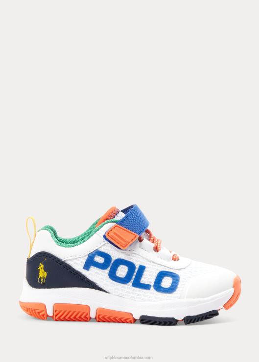 tenis Tech Racer Mesh PS niños multi blanco Ralph Lauren 2XR2V6338