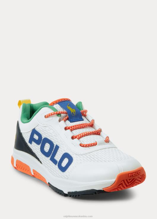tenis Tech Racer de malla niños multi blanco Ralph Lauren 2XR2V6368