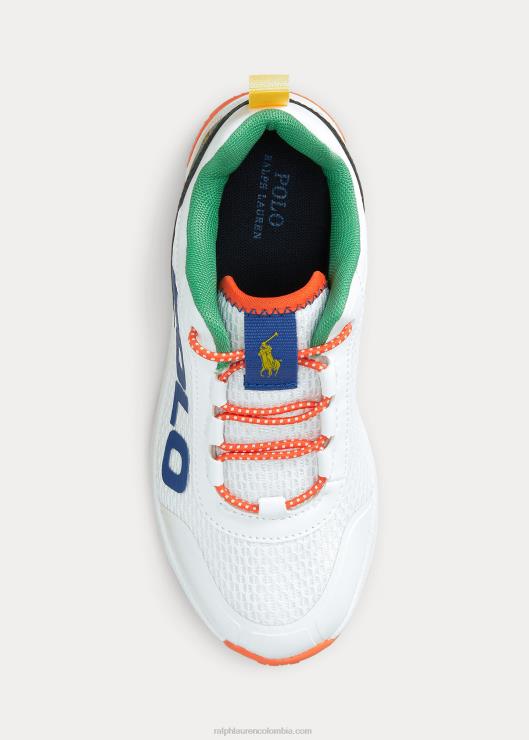 tenis Tech Racer de malla niños multi blanco Ralph Lauren 2XR2V6368