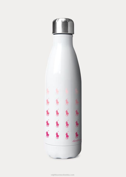 botella de agua de poni unisexo Rosa y blanco Ralph Lauren 2XR2V8820