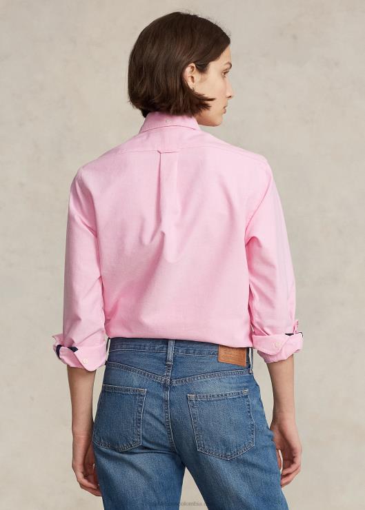 camisa oxford de corte personalizado unisexo nueva rosa Ralph Lauren 2XR2V936