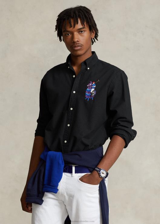 camiseta polo ralph lauren x fortnite unisexo negro2XR2V1072