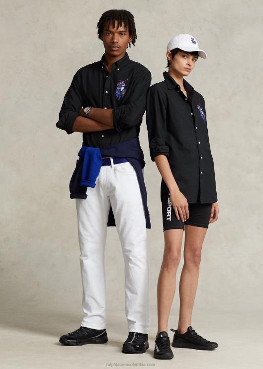 camiseta polo ralph lauren x fortnite unisexo negro2XR2V1072