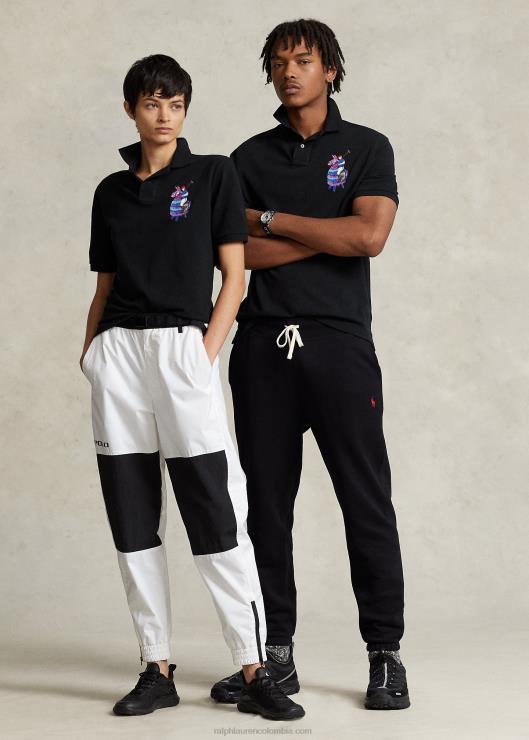 camiseta polo ralph lauren x fortnite unisexo negro2XR2V800