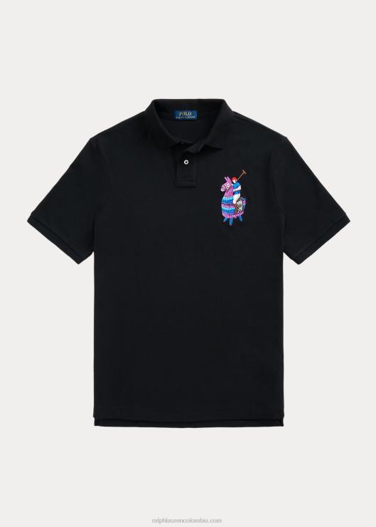 camiseta polo ralph lauren x fortnite unisexo negro2XR2V800