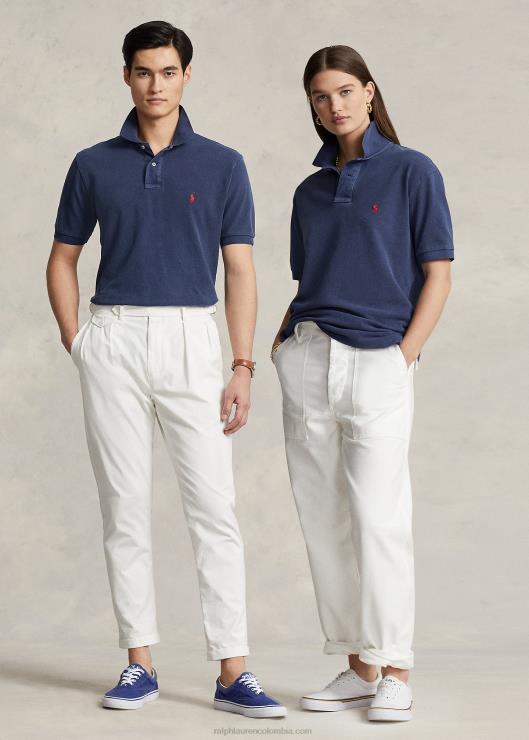 polo de malla de corte original unisexo Marina de Newport Ralph Lauren 2XR2V3403