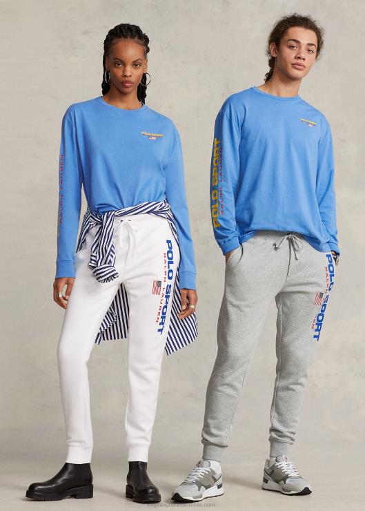 playera polo sport de corte clásico unisexo órbita azul Ralph Lauren 2XR2V455