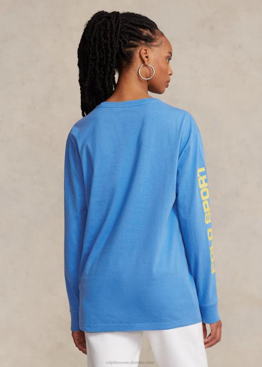 playera polo sport de corte clásico unisexo órbita azul Ralph Lauren 2XR2V455