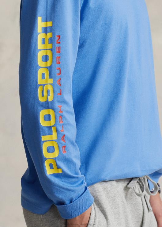 playera polo sport de corte clásico unisexo órbita azul Ralph Lauren 2XR2V455