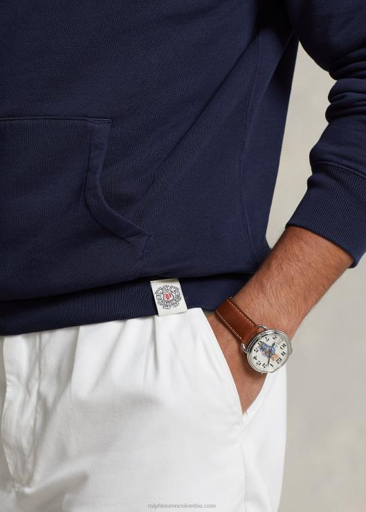 sudadera con capucha de lana unisexo marina de crucero Ralph Lauren 2XR2V3405