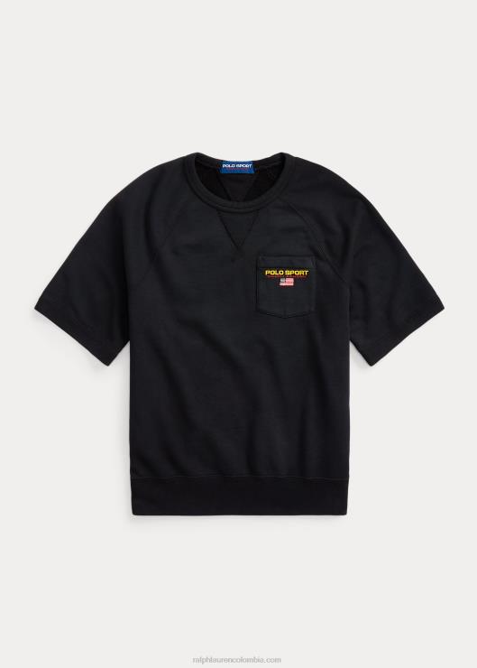 sudadera polo sport manga corta unisexo negro Ralph Lauren 2XR2V3420