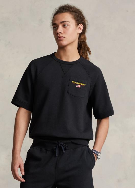 sudadera polo sport manga corta unisexo negro Ralph Lauren 2XR2V3420