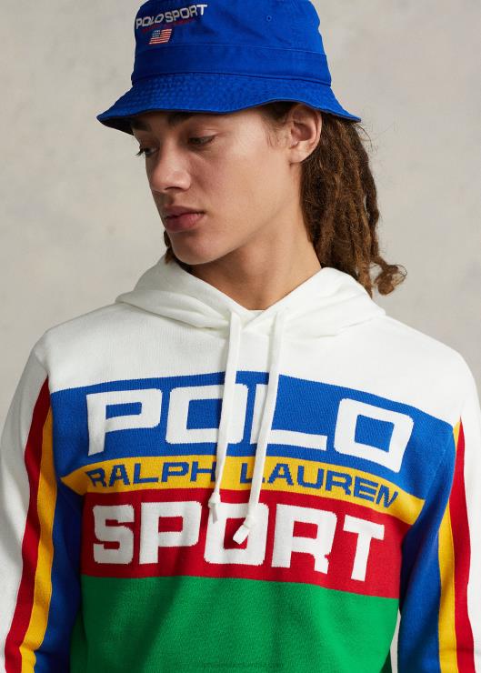 suéter polo deportivo de algodón con capucha unisexo combo múltiple Ralph Lauren 2XR2V3419